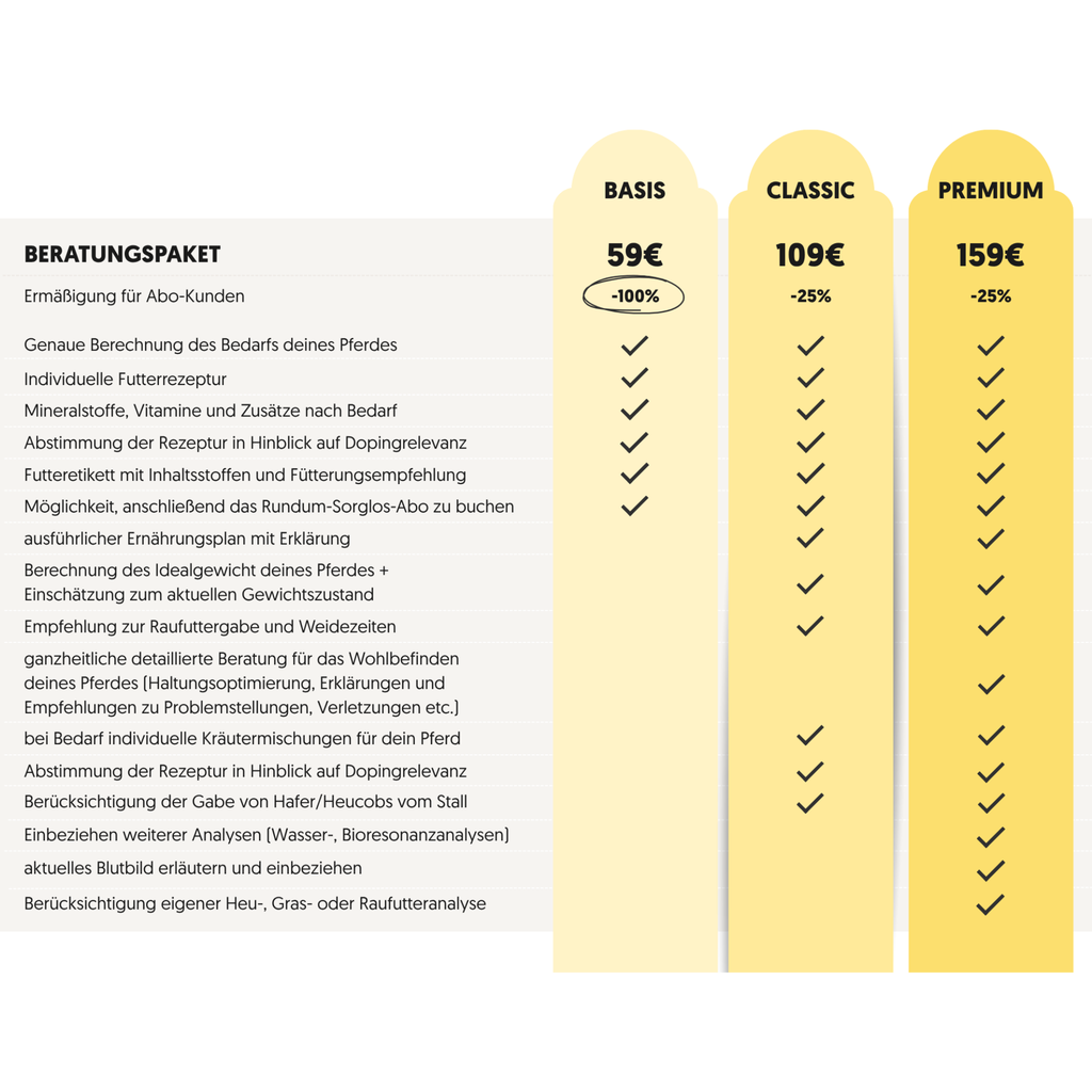 Überblick aller Carevallo Beratungspakete